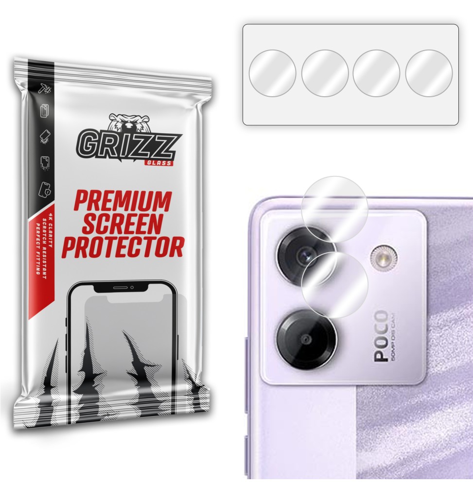 Szkło na aparat Grizz do Xiaomi POCO M7 Pro 5G