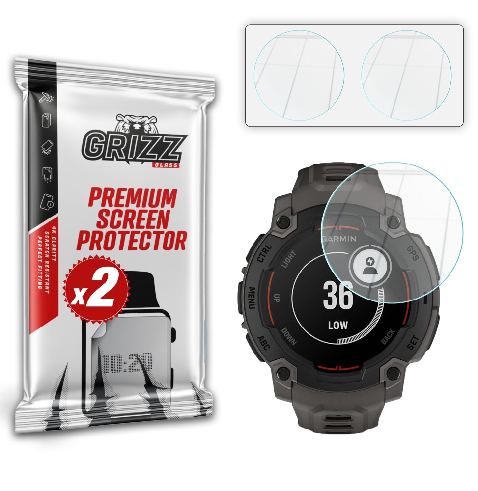 Szkło hybrydowe Grizz do Garmin Instinct E 45mm