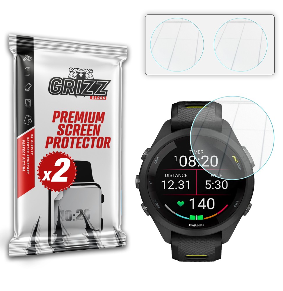 Szkło hybrydowe Grizz do Garmin Forerunner 265S 42mm
