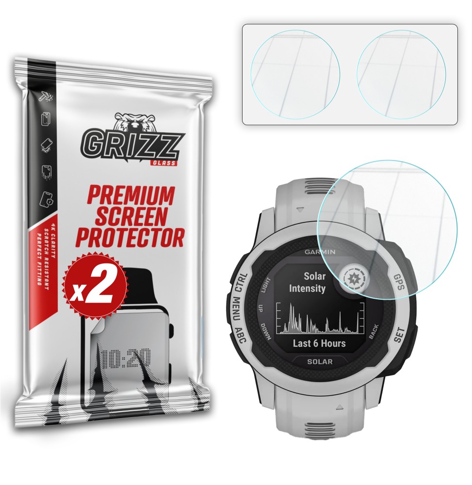 Szkło hybrydowe Grizz do Garmin Instinct 2S 40mm