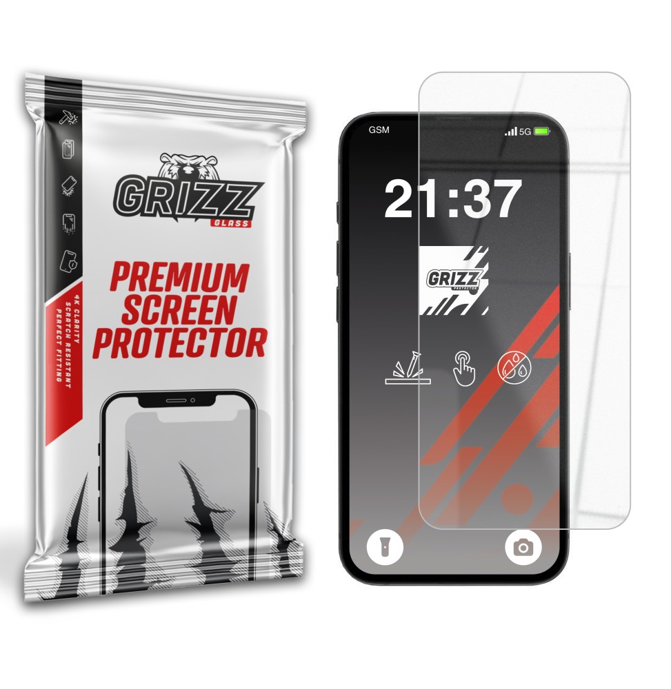 Szkło hybrydowe Grizz do Apple iPhone 16e
