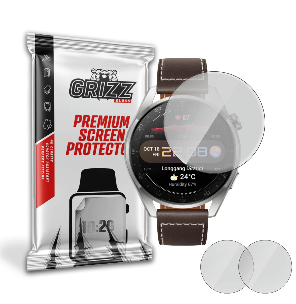 Folia antyodciskowa Grizz do Huawei Watch 3 Pro