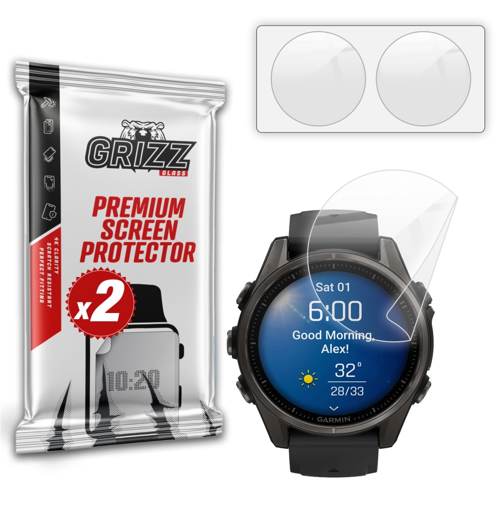 Folia ceramiczna Grizz do Garmin Fenix 8 43mm