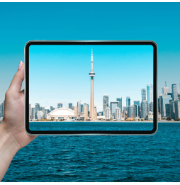 Szkło hybrydowe z aplikatorem do Apple iPad Air 10,9" M1 2022 Grizz Easy