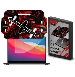 Szkło hybrydowe z aplikatorem do Apple MacBook...