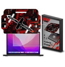 Szkło hybrydowe z aplikatorem do Apple MacBook...