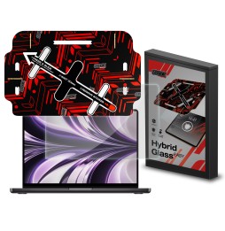 Szkło hybrydowe z aplikatorem do Apple MacBook...