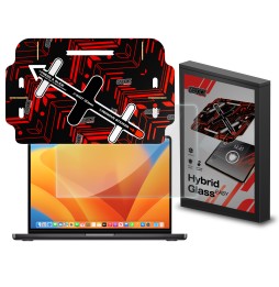 Szkło hybrydowe z aplikatorem do Apple MacBook...