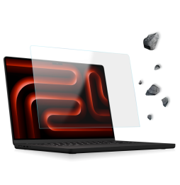 Szkło hybrydowe z aplikatorem do Apple MacBook Pro 14" M4 2024 Grizz Easy