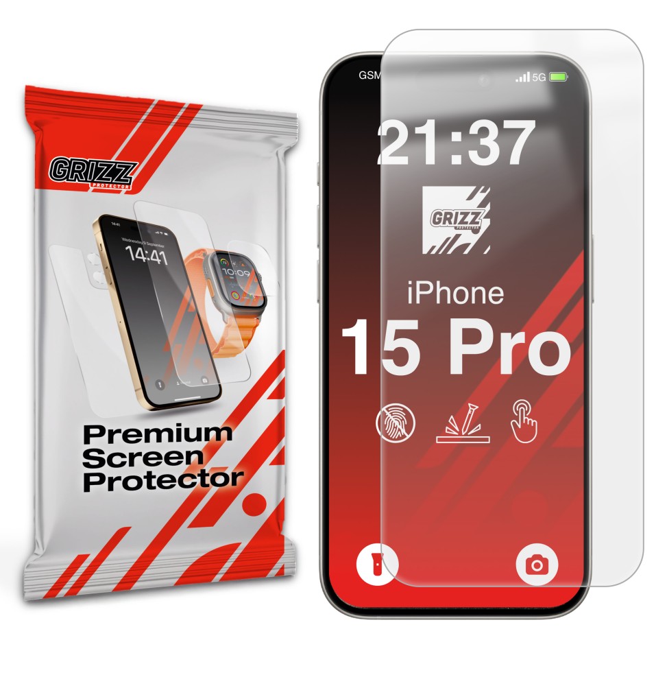 Folia antyodciskowa Grizz do Apple iPhone 15 Pro