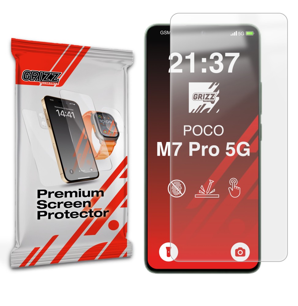 Folia antyodciskowa Grizz do Xiaomi POCO M7 Pro 5G