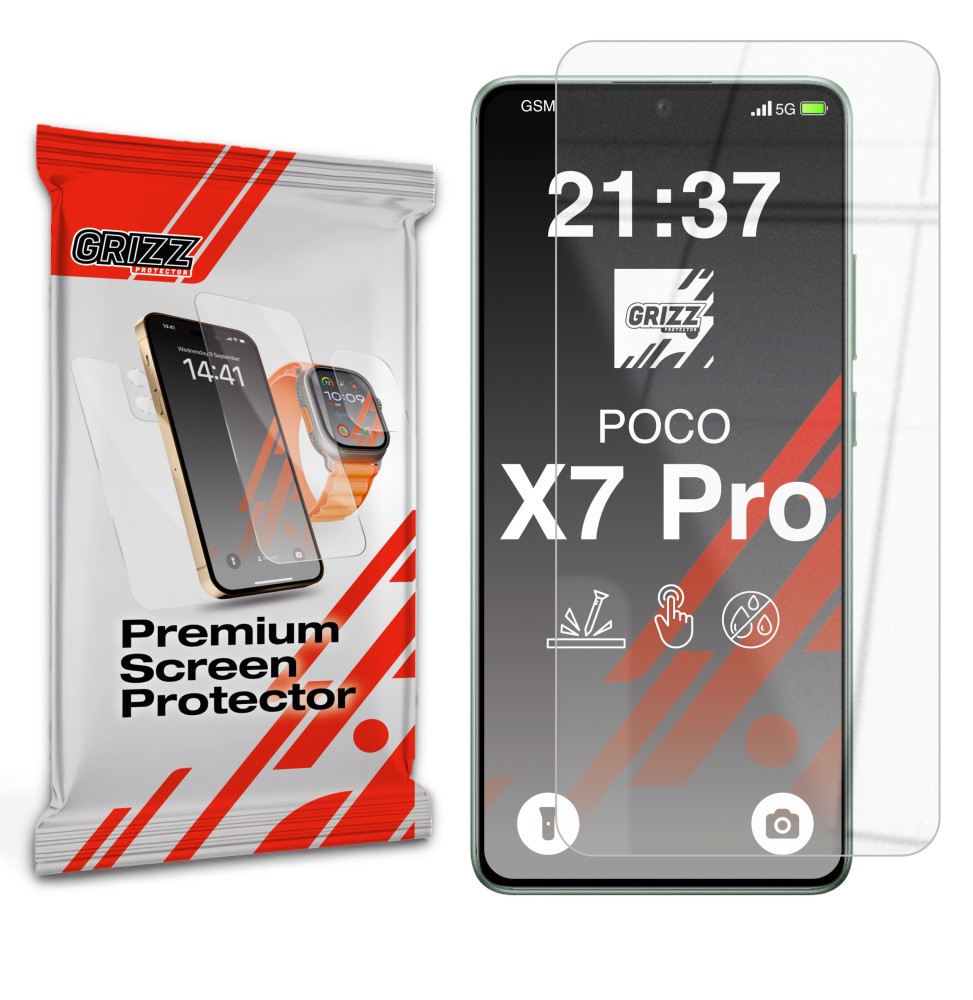 Szkło hybrydowe Grizz do Xiaomi Poco X7 Pro