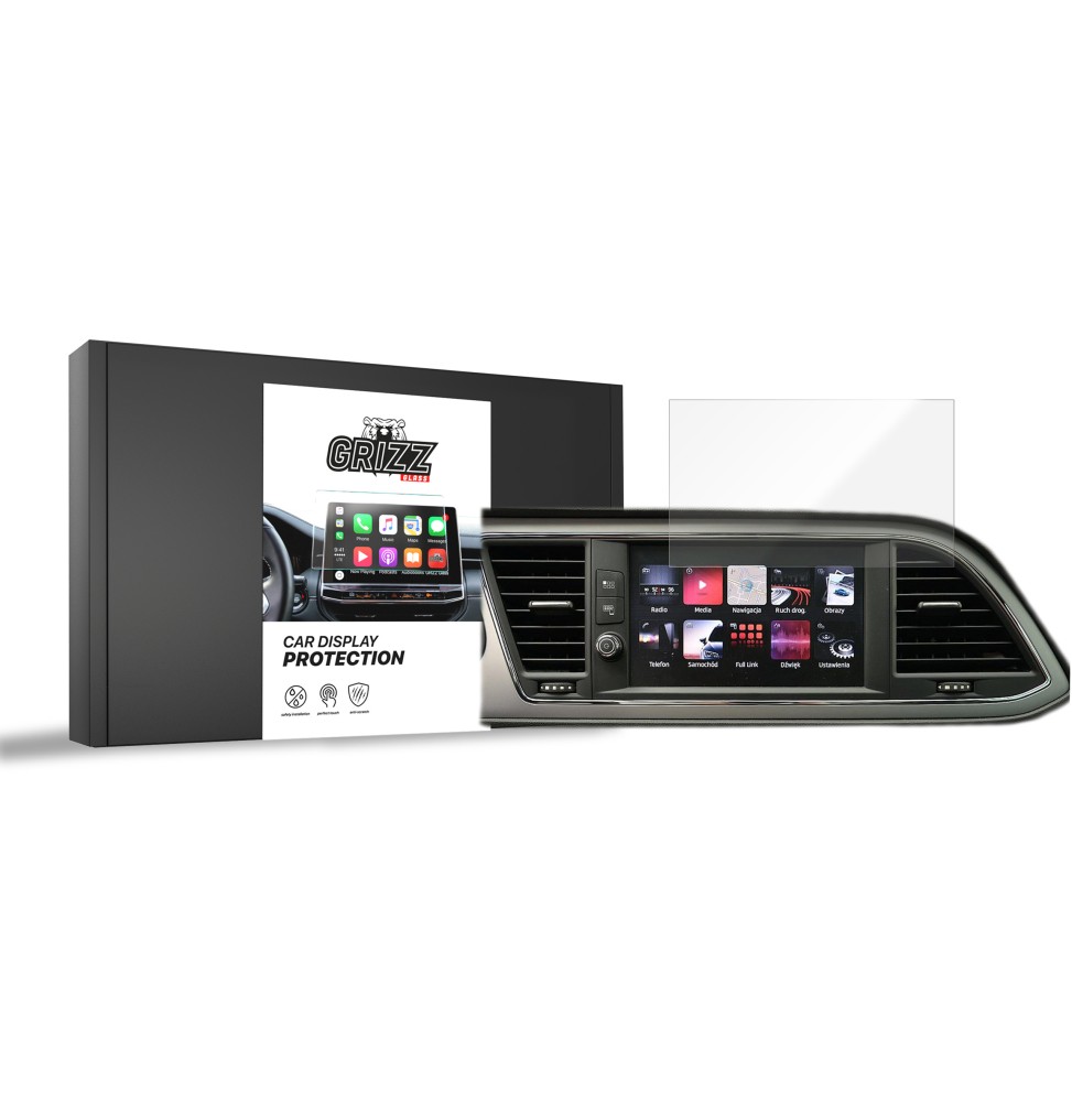 Folia ceramiczna na ekran Seat Leon 3 8" (2017-2020) Grizz