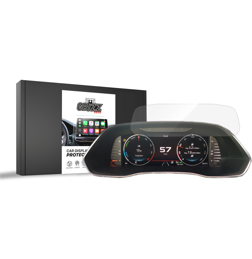 Folia ceramiczna na ekran Skoda Superb 3 Virtual Cockpit 10,25" (2019-2024) Grizz