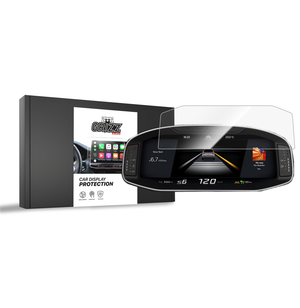 Folia ceramiczna na ekran Seat Leon 4 Virtual Cockpit 10,25" (2020-2024) Grizz
