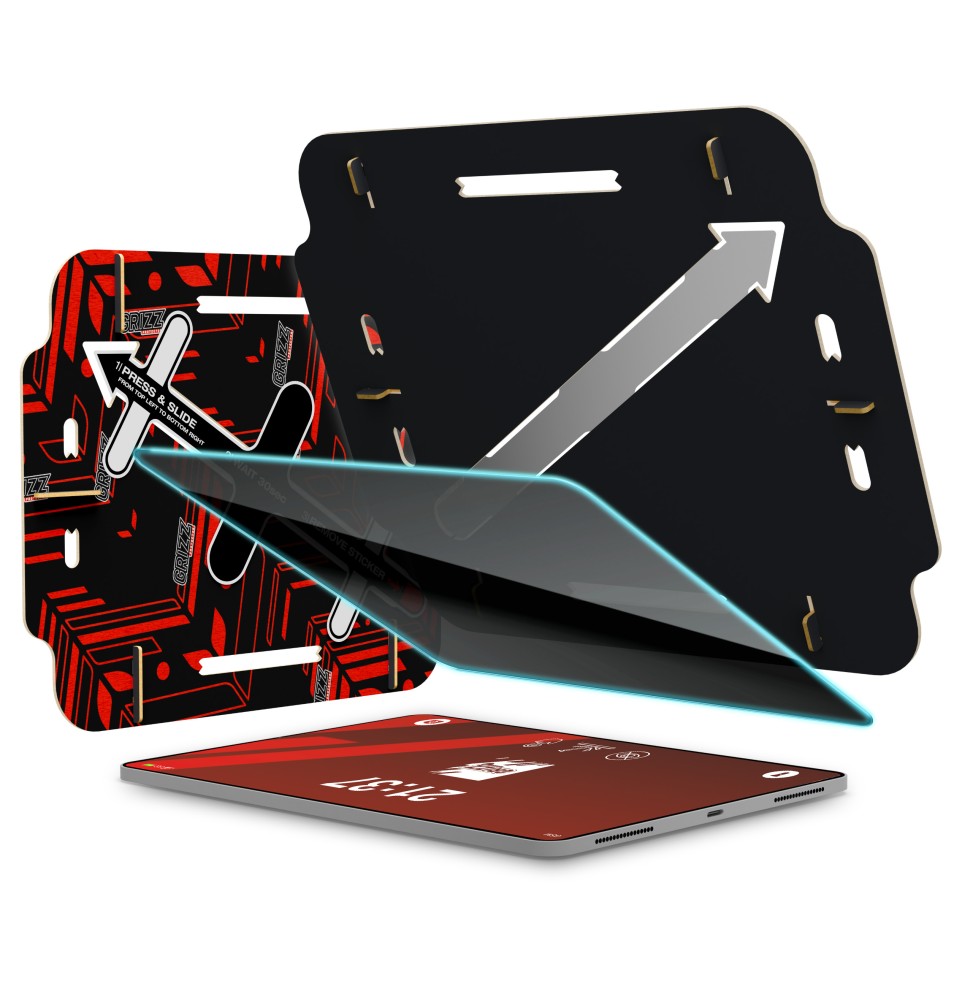 Szkło prywatyzujące z aplikatorem do Apple iPad 10,9" 2022 Grizz Easy