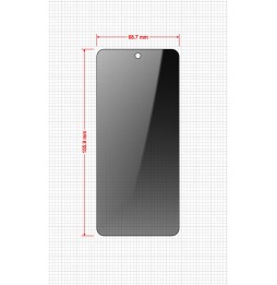 Sekretne szkło hybrydowe do Motorola Moto G32 prywatyzujące Grizz SecretGlass
