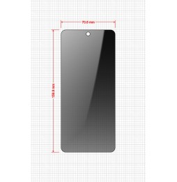 Sekretne szkło hybrydowe do Realme C55 prywatyzujące Grizz SecretGlass
