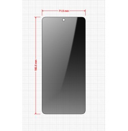 2-PAK Szkło prywatyzujące z aplikatorem do Realme C67 Grizz Easy