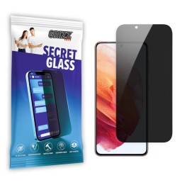 Sekretne szkło hybrydowe do Samsung Galaxy S21 prywatyzujące Grizz SecretGlass