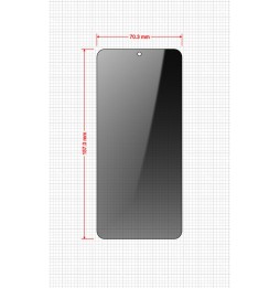 Sekretne szkło hybrydowe do Xiaomi Redmi Note 10 Pro prywatyzujące Grizz SecretGlass