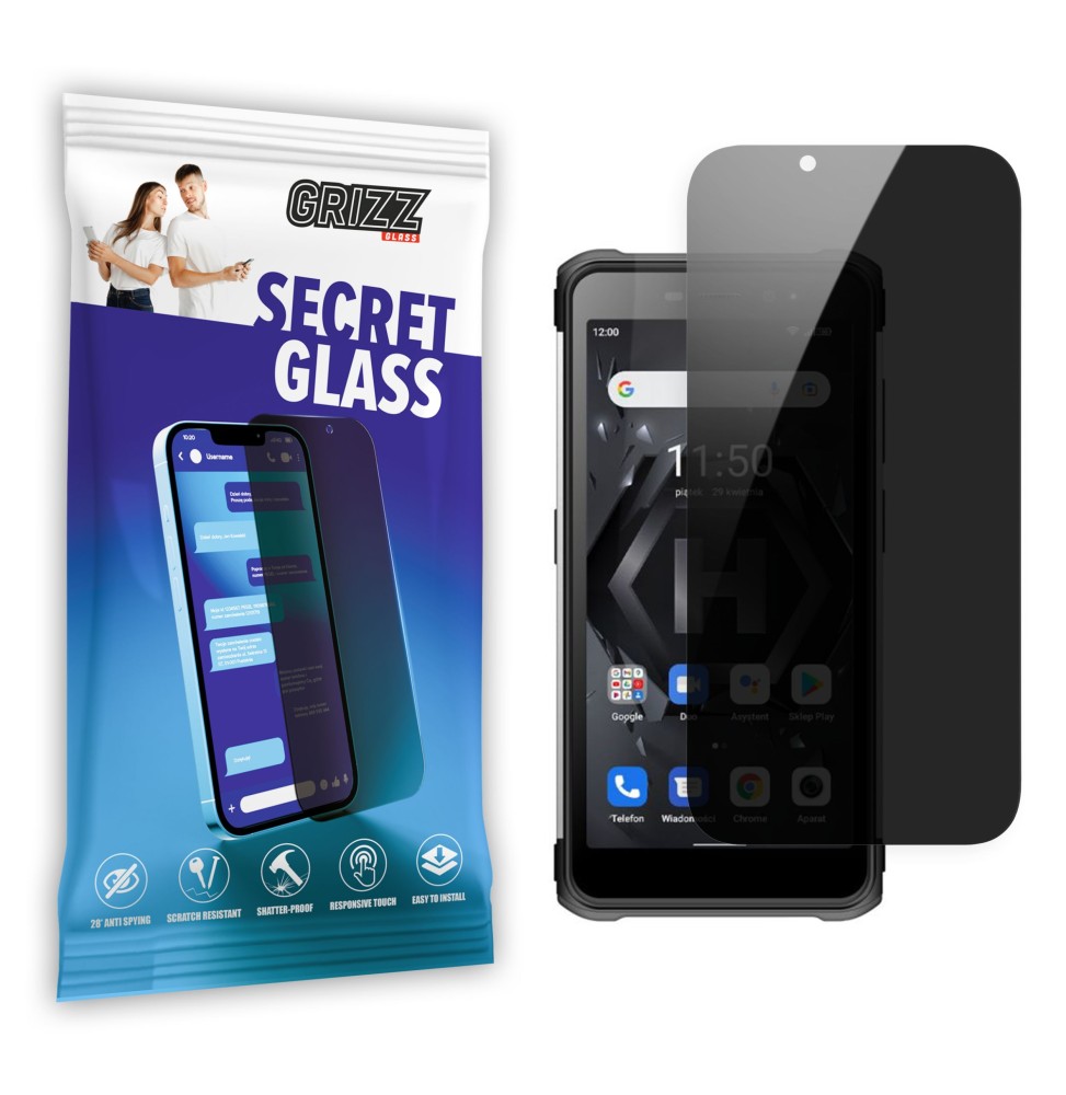 Sekretne szkło hybrydowe do Hammer Iron 4 prywatyzujące Grizz SecretGlass