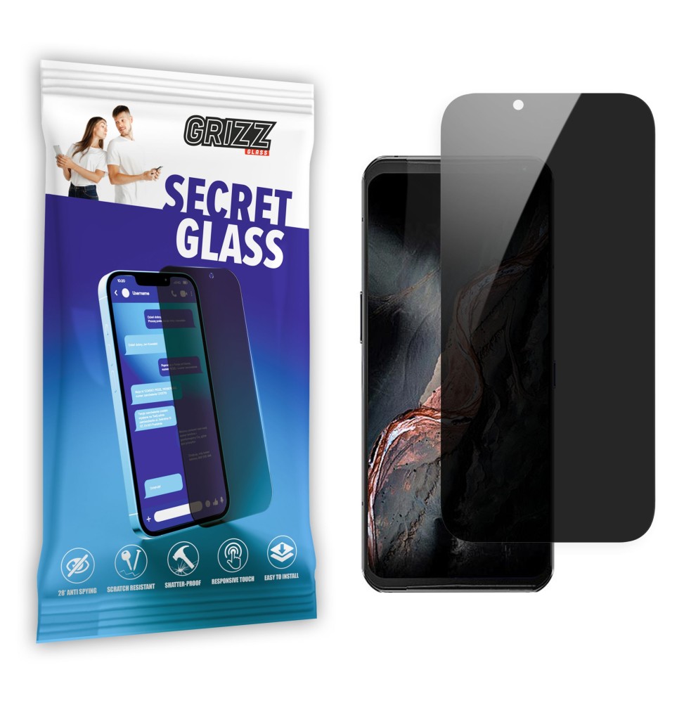 Sekretne szkło hybrydowe do Lenovo Legion Y90 prywatyzujące Grizz SecretGlass