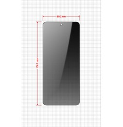 Sekretne szkło hybrydowe do Motorola Moto G13 prywatyzujące Grizz SecretGlass
