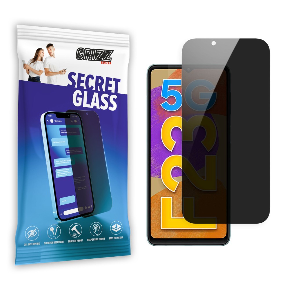 Sekretne szkło hybrydowe do Samsung Galaxy F23 prywatyzujące Grizz SecretGlass