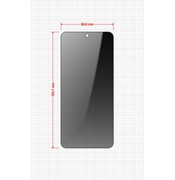 Sekretne szkło hybrydowe do Motorola Moto G84 prywatyzujące Grizz SecretGlass