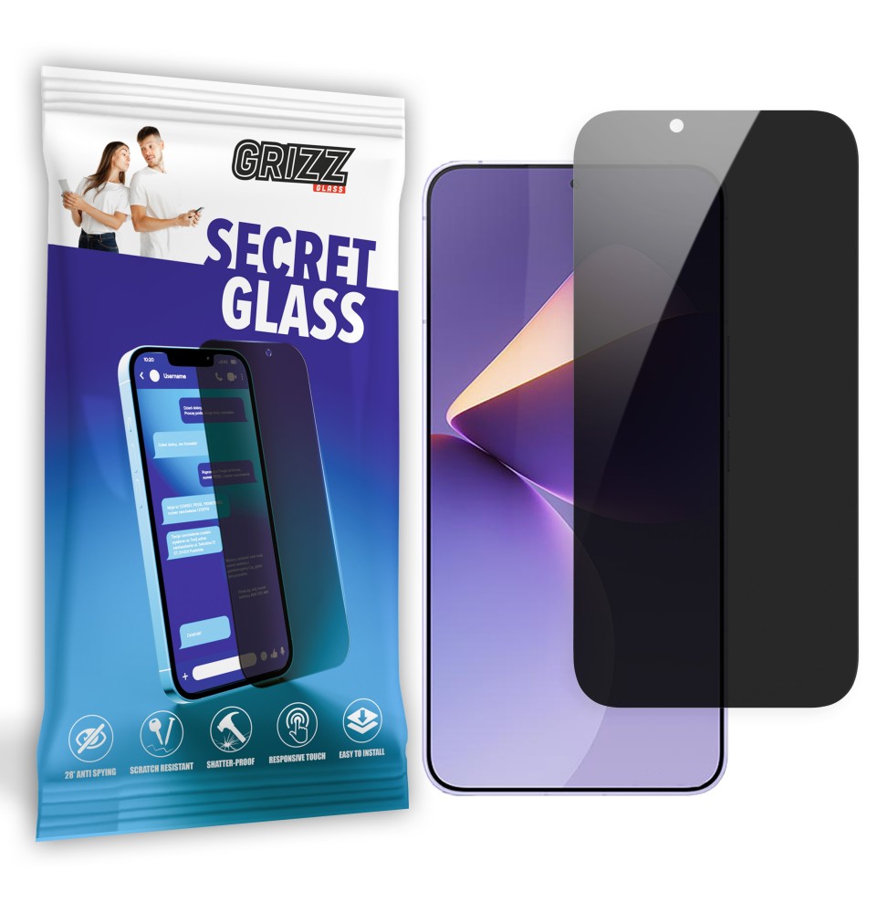 Sekretne szkło hybrydowe do Meizu 21 prywatyzujące Grizz SecretGlass