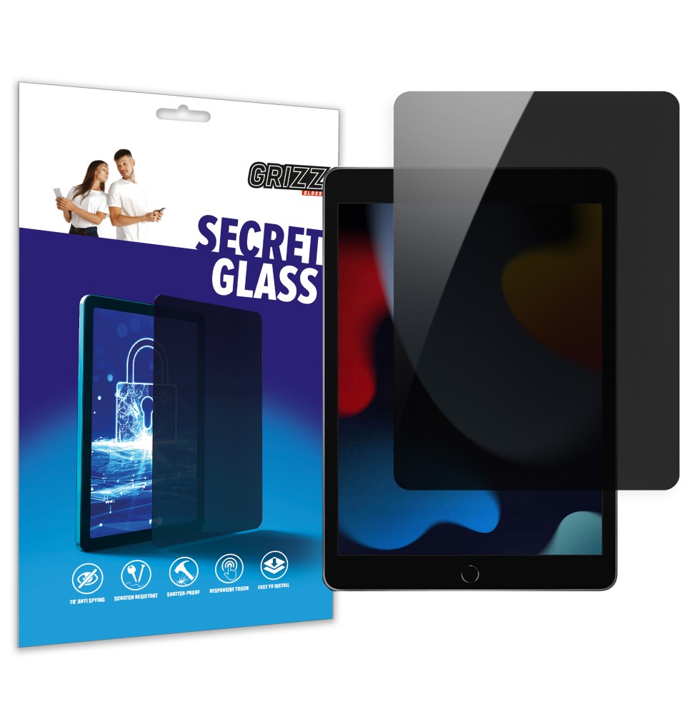 Prywatyzujące szkło ochronne do Apple iPad Pro 12,9" 2017 prywatyzujące Grizz SecretGlass