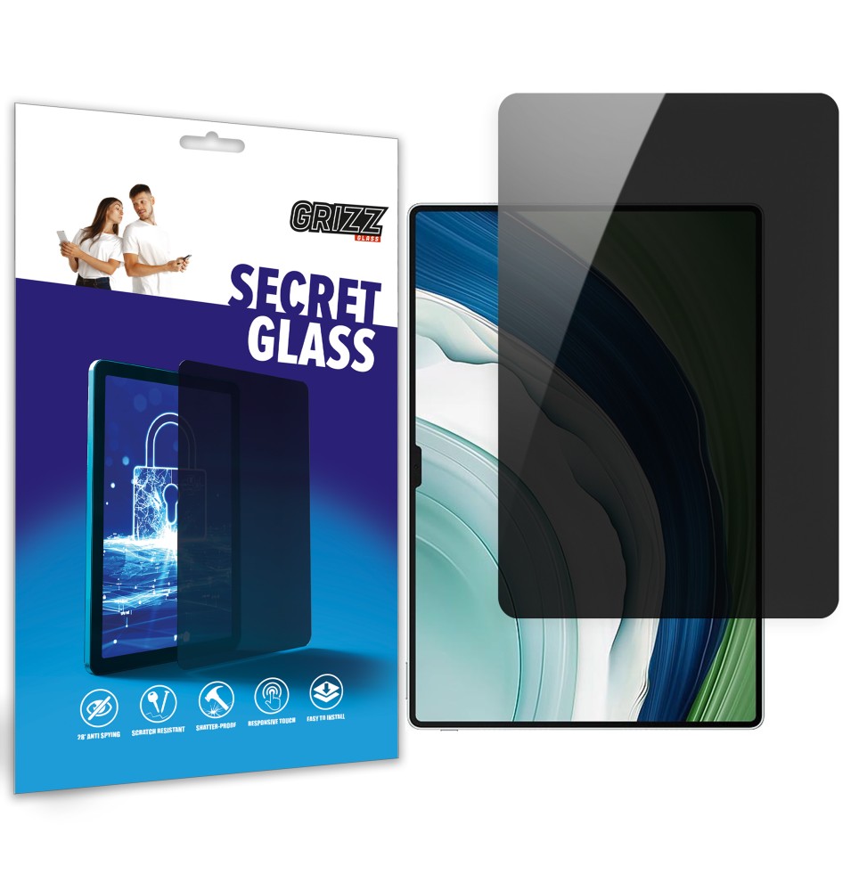 Sekretne szkło hybrydowe do Huawei MatePad Pro 13.2 prywatyzujące Grizz SecretGlass