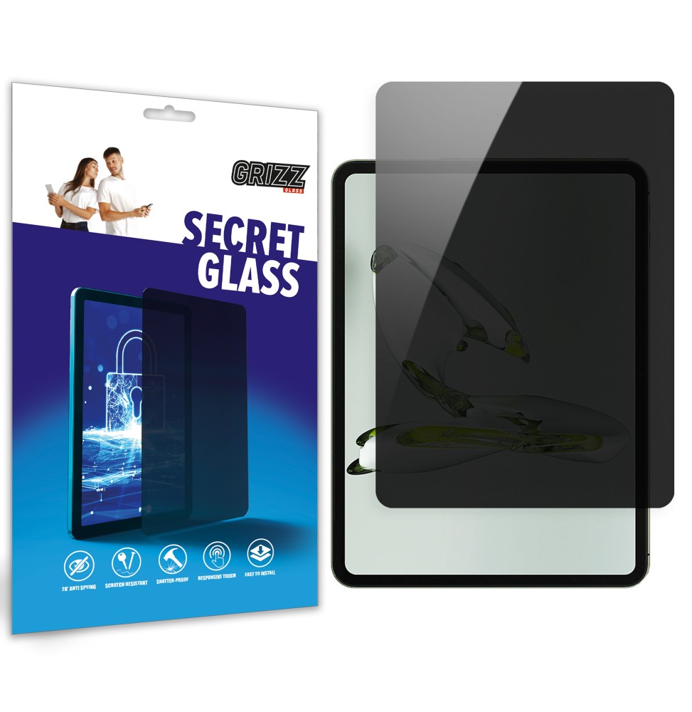 Sekretne szkło hybrydowe do OnePlus Pad Go prywatyzujące Grizz SecretGlass