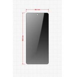 Sekretne szkło hybrydowe do Realme C67 4G prywatyzujące Grizz SecretGlass