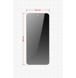 Sekretne szkło hybrydowe do Motorola Moto G34 prywatyzujące Grizz SecretGlass