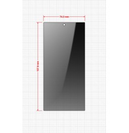 Sekretne szkło hybrydowe do Samsung Galaxy S24 Ultra prywatyzujące Grizz SecretGlass