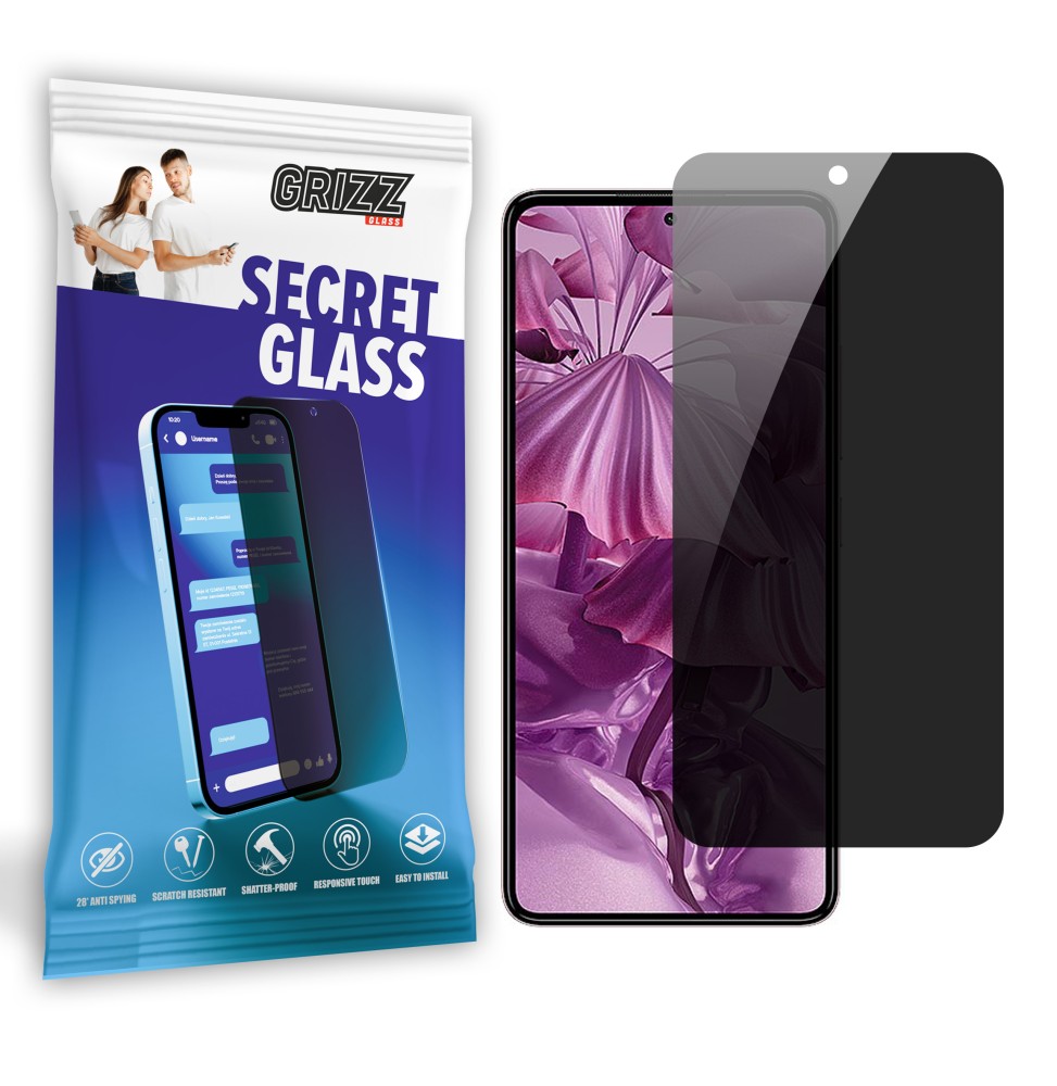 Sekretne szkło hybrydowe do HMD Pulse prywatyzujące Grizz SecretGlass