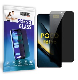 Sekretne szkło hybrydowe do Xiaomi POCO F6 Pro prywatyzujące Grizz SecretGlass