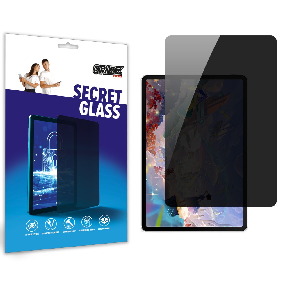 Sekretne szkło hybrydowe do Huawei MatePad 11,5 S prywatyzujące Grizz SecretGlass