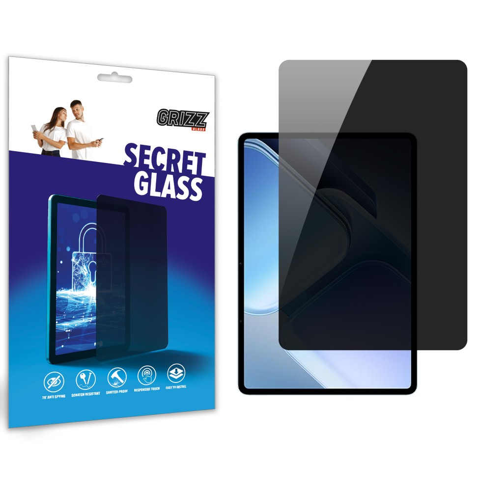Sekretne szkło hybrydowe do Vivo IQOO Pad 2 Pro prywatyzujące Grizz SecretGlass