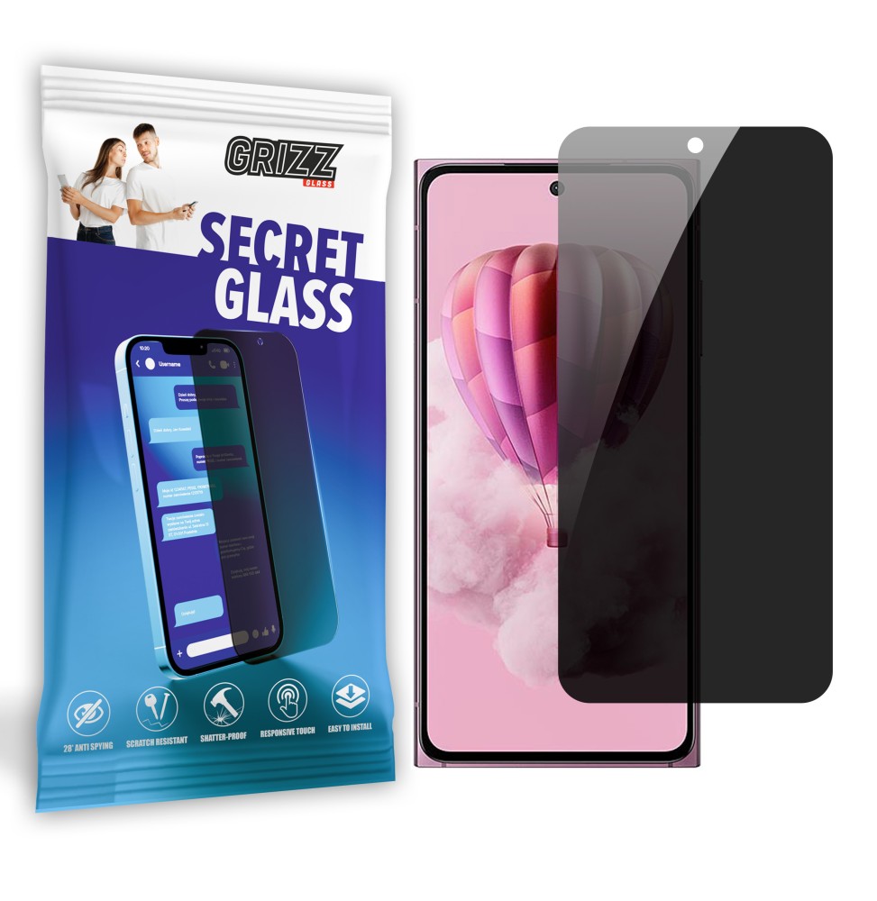 Sekretne szkło hybrydowe do HMD Skyline prywatyzujące Grizz SecretGlass