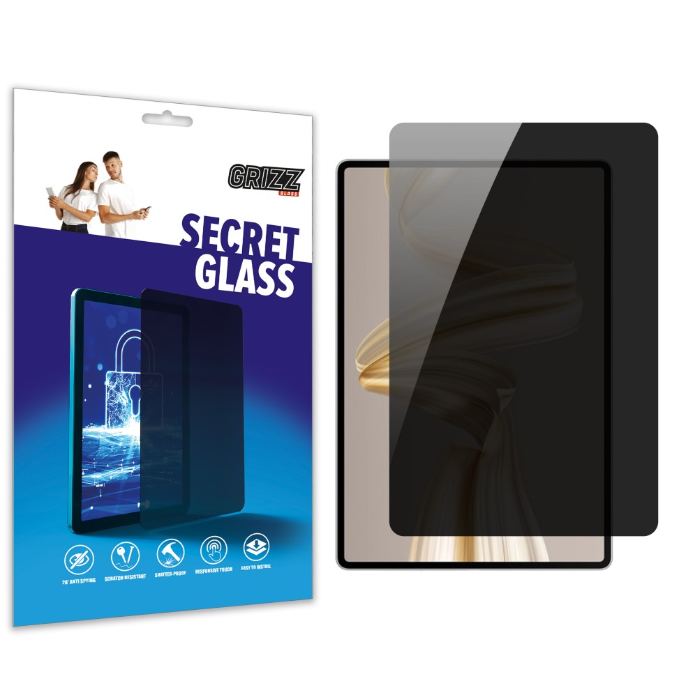 Sekretne szkło hybrydowe do Huawei MatePad Pro 12,2" 2024 prywatyzujące Grizz SecretGlass