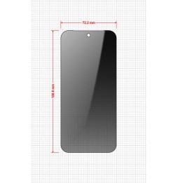 Sekretne szkło hybrydowe do Google Pixel 9 Pro XL prywatyzujące Grizz SecretGlass