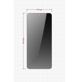 Sekretne szkło hybrydowe do Honor 200 Smart prywatyzujące Grizz SecretGlass