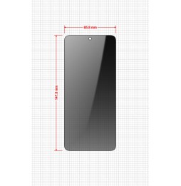 Sekretne szkło hybrydowe do Motorola Edge 50 Neo prywatyzujące Grizz SecretGlass