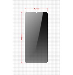 Sekretne szkło hybrydowe do Realme Note 60 prywatyzujące Grizz SecretGlass
