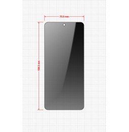 Sekretne szkło hybrydowe do Oppo Find X8 Pro prywatyzujące Grizz SecretGlass