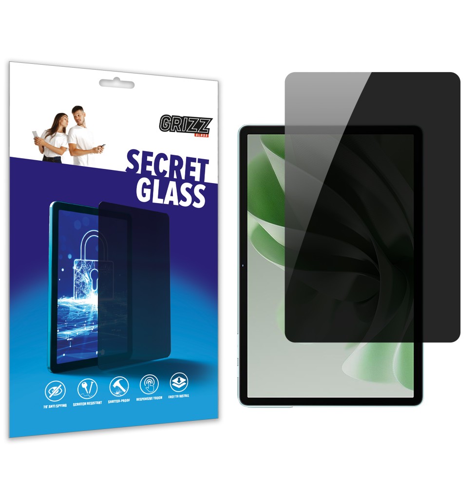 Sekretne szkło hybrydowe do Oukitel OT9 prywatyzujące Grizz SecretGlass