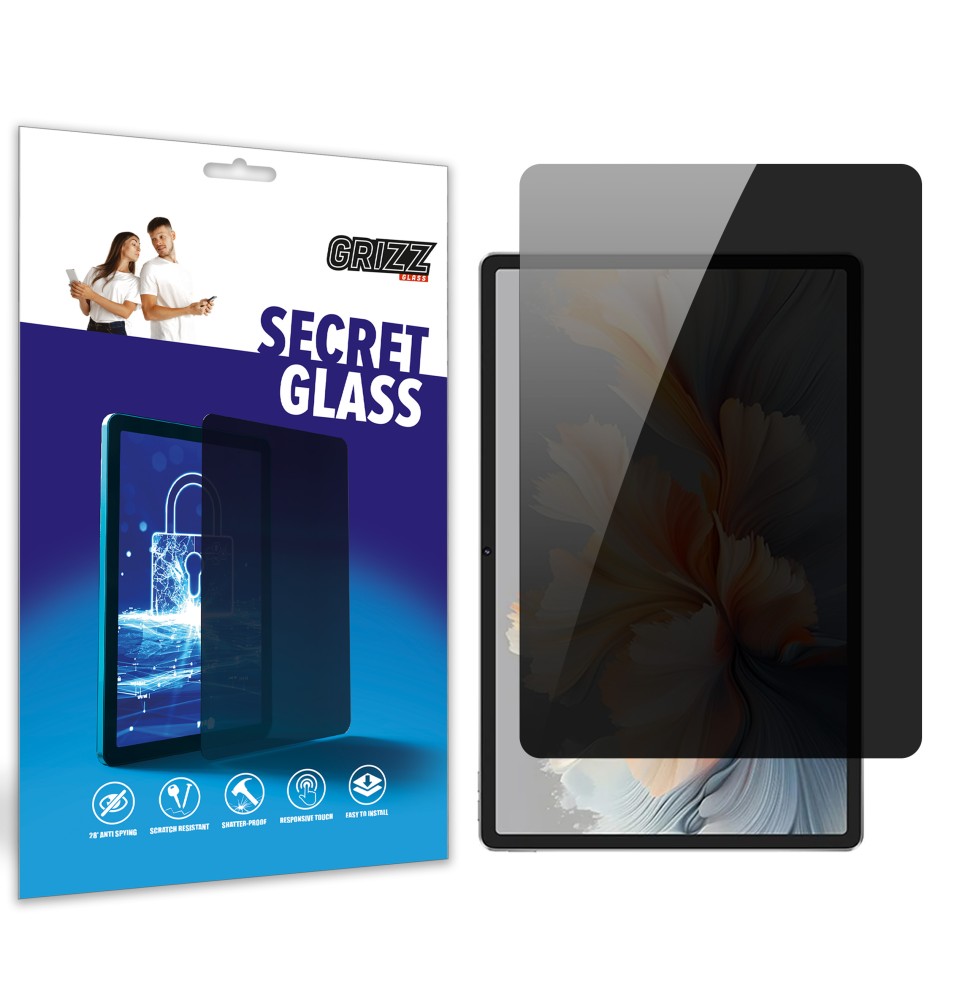 Sekretne szkło hybrydowe do Lenovo Yoga Pad Pro prywatyzujące Grizz SecretGlass
